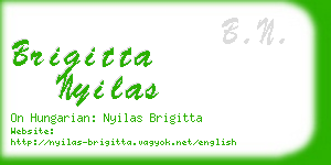 brigitta nyilas business card